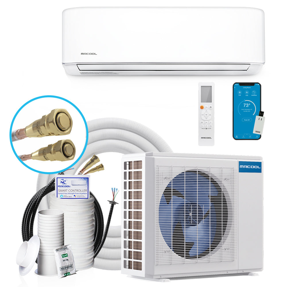 MRCOOL E Star DIY 4th Gen 18k BTU Ductless Mini-Split Heat Pump Complete System